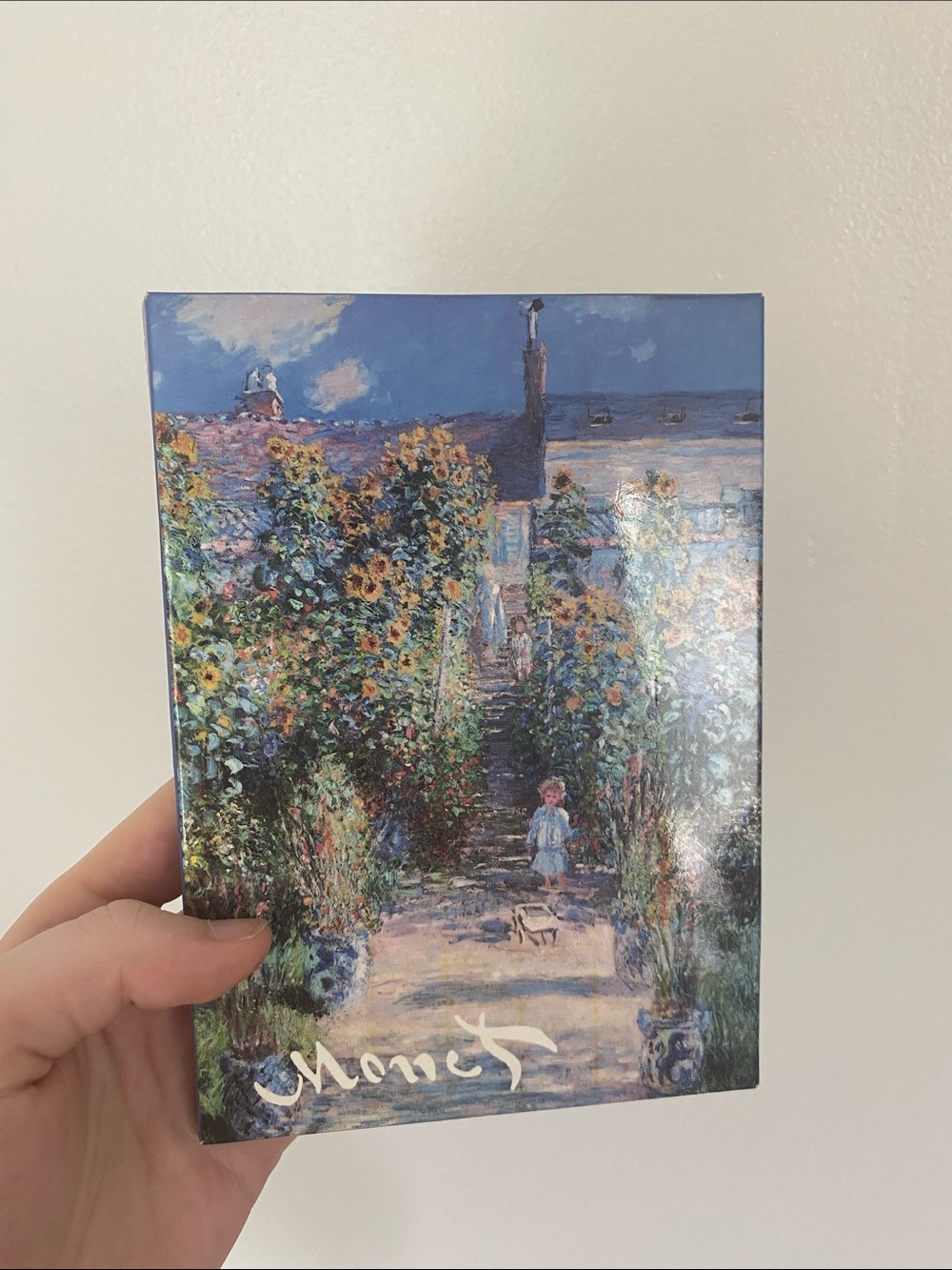 Monet Garden Art Postcards - Blue Floral Cover